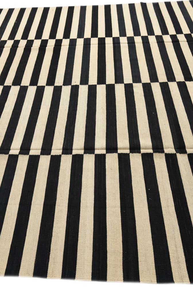 8' 7 x 11' 3 Hand Woven Kilim Modern Wool Rug