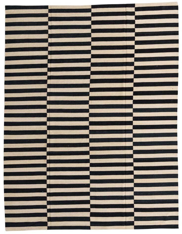 Detail image of 8' 7 x 11' 3 Hand Woven Kilim Modern Wool Rug