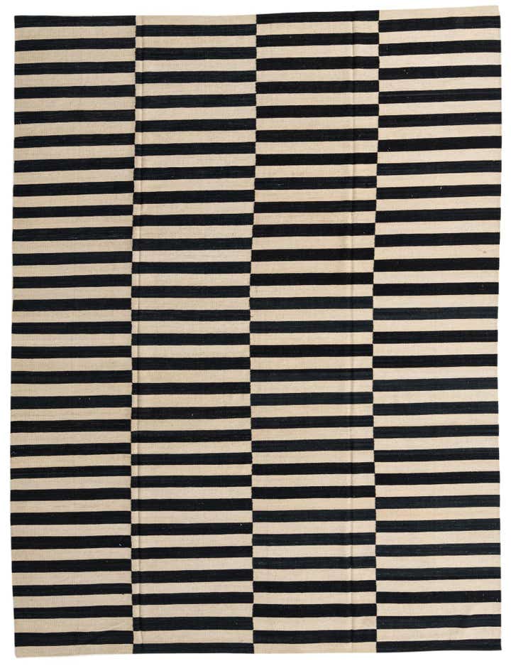 8' 7 x 11' 3 Hand Woven Kilim Modern Wool Rug