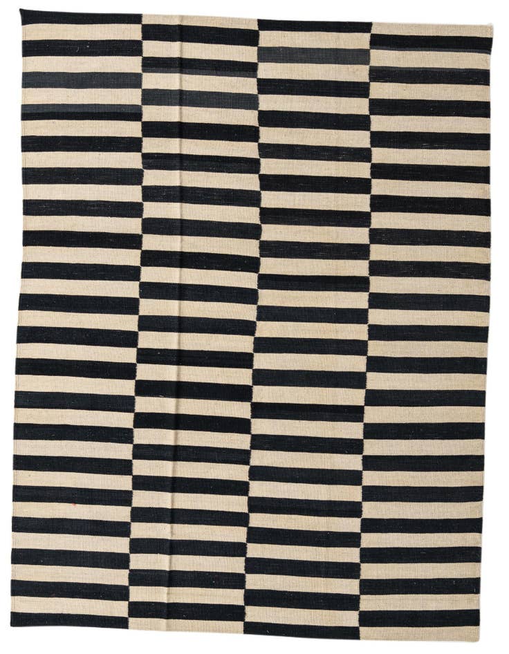 Detail image of 5' 7 x 7' 9 Hand Woven Kilim Modern Wool Rug