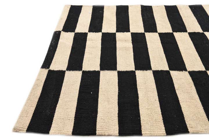 2' 8 x 3' 10 Hand Woven Kilim Modern Wool Rug