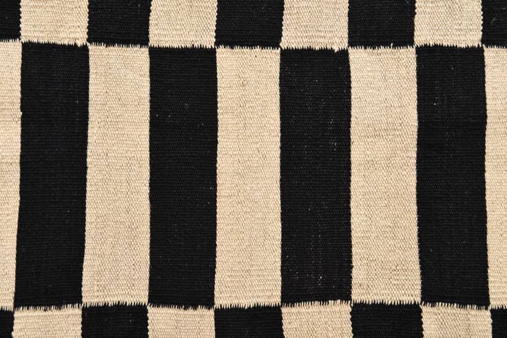 Detail image of 2' 8 x 3' 10 Hand Woven Kilim Modern Wool Rug