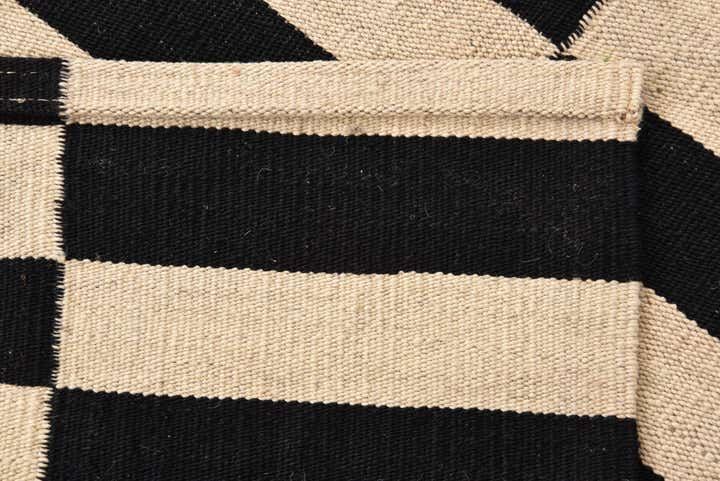 2' 8 x 3' 10 Hand Woven Kilim Modern Wool Rug