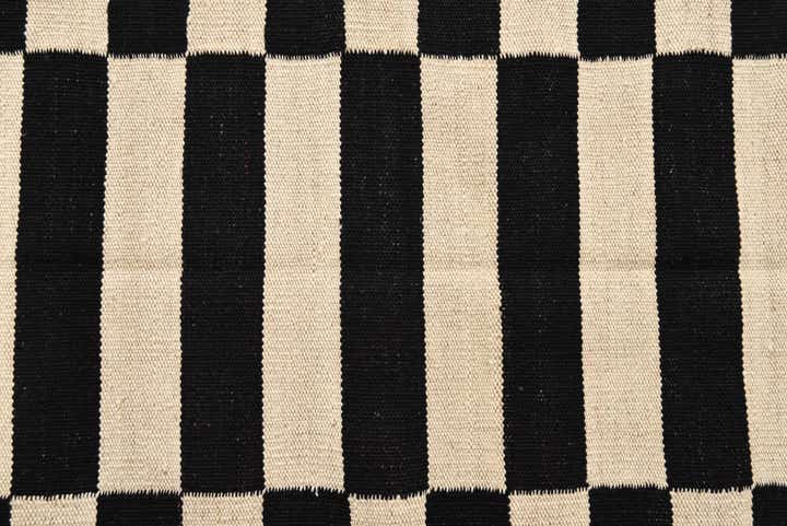 3' 6 x 4' 8 Hand Woven Kilim Modern Wool Rug