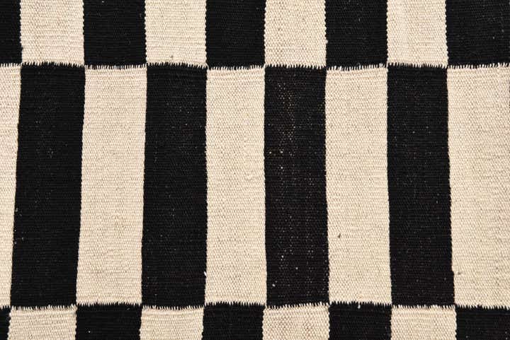 2' 8 x 3' 10 Hand Woven Kilim Modern Wool Rug
