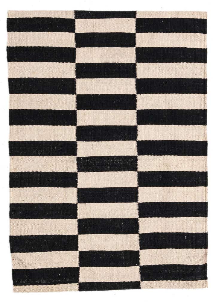 2' 8 x 3' 10 Hand Woven Kilim Modern Wool Rug
