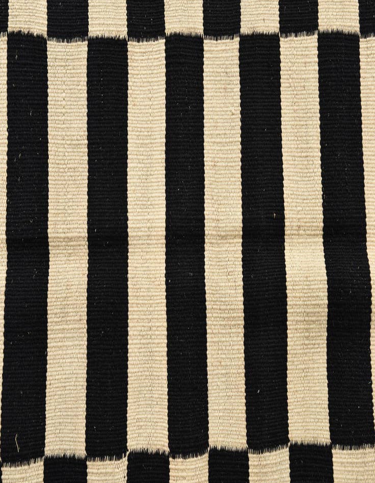 Detail image of 3' 4 x 4' 9  Hand Woven Kilim Modern Wool Rug