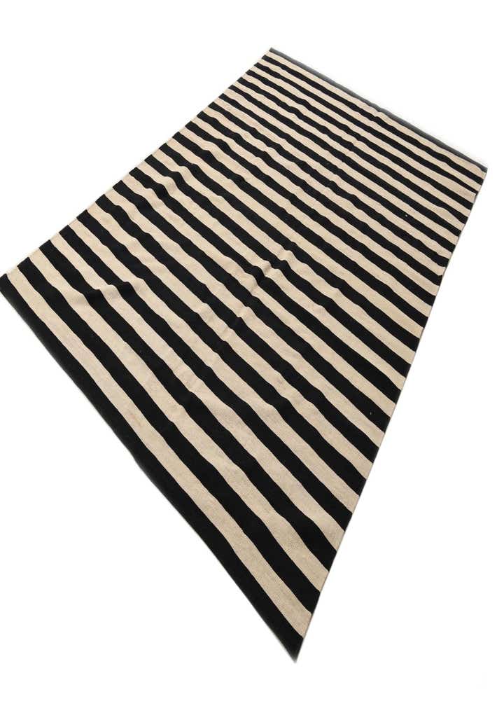 7' x 9' 8 Hand Woven Kilim Modern Wool Rug