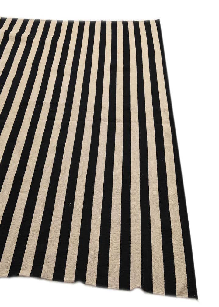 7' x 9' 8 Hand Woven Kilim Modern Wool Rug