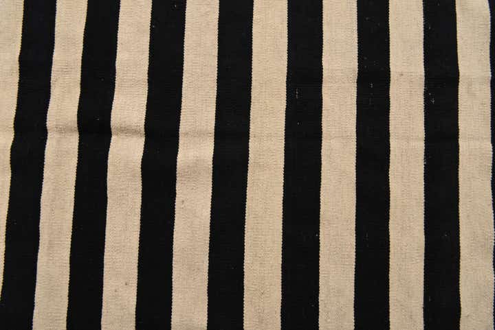 7' x 9' 8 Hand Woven Kilim Modern Wool Rug