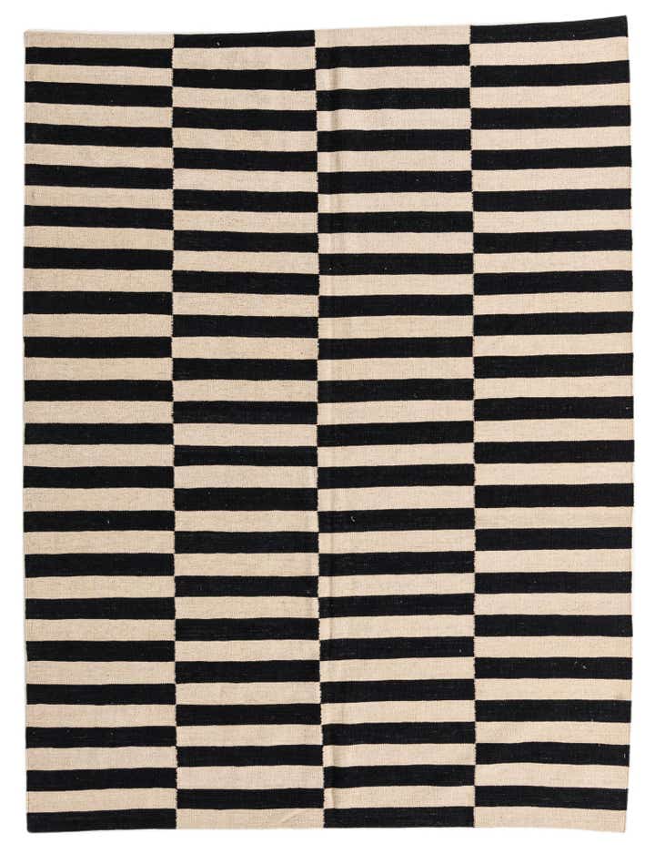 5' 10 x 7' 9 Hand Woven Kilim Modern Wool Rug