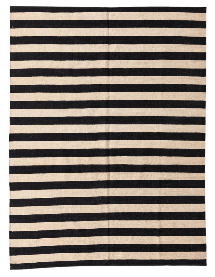 Detail image of 5' 9 x 7' 8 Hand Woven Kilim Modern Wool Rug