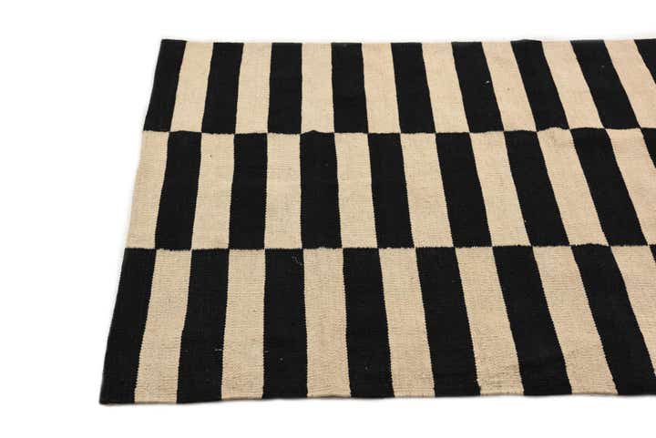 3' 2 x 5' 10 Hand Woven Kilim Modern Wool Rug