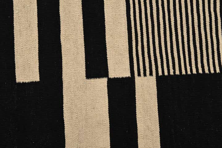 5' 7 x 7' 9 Hand Woven Kilim Modern Wool Rug