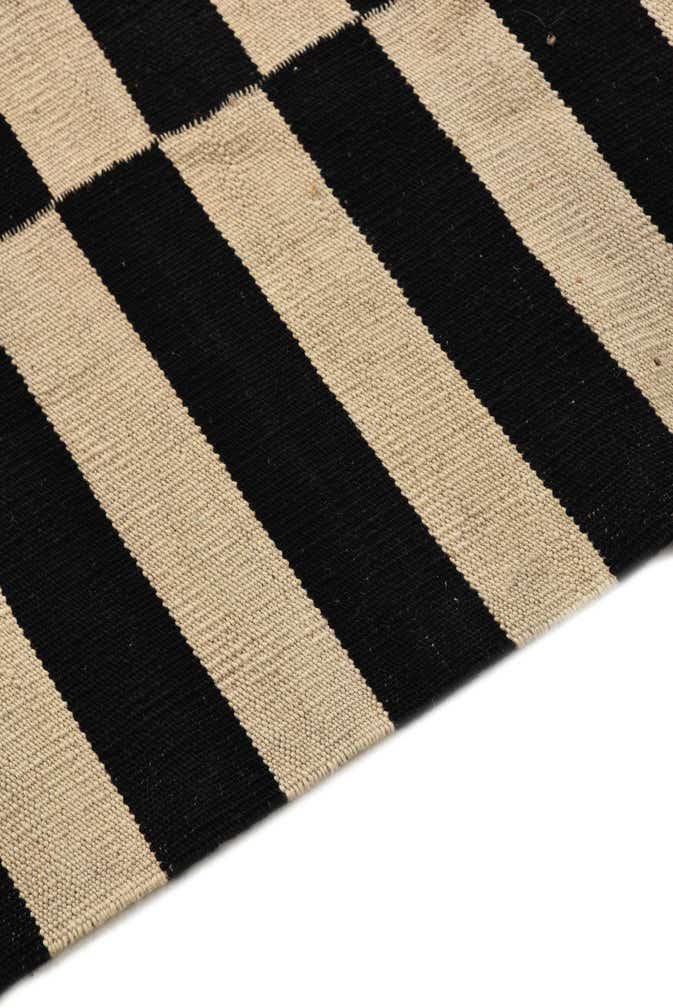 3' 4 x 4' 9 Hand Woven Kilim Modern Wool Rug