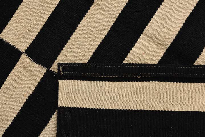 3' 4 x 4' 9 Hand Woven Kilim Modern Wool Rug