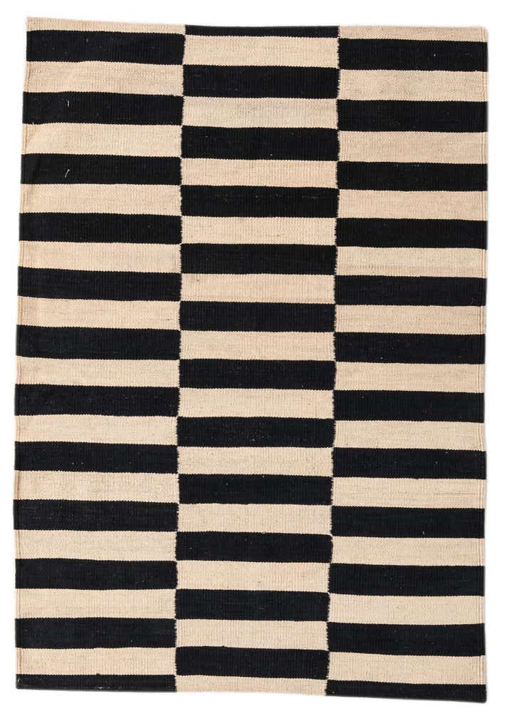 3' 3 x 4' 8 Hand Woven Kilim Modern Wool Rug
