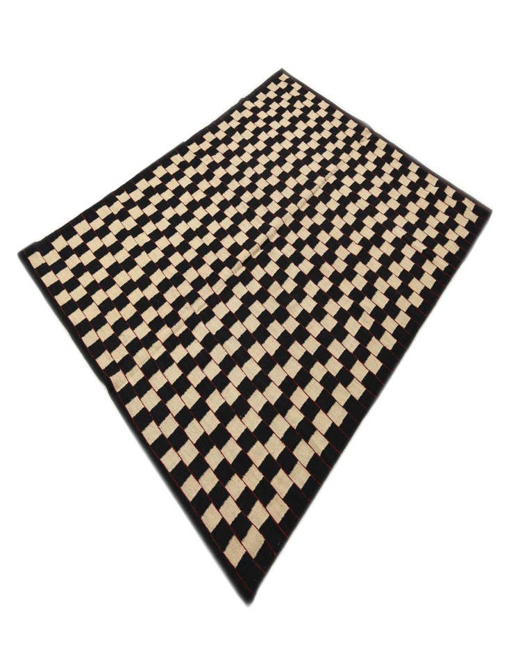 Detail image of 5' 9 x 7' 5  Hand Woven Kilim Modern Wool Rug