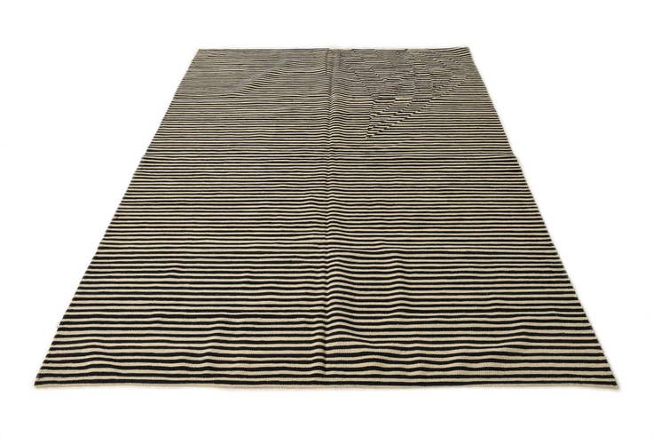 Detail image of 5' 8 x 7' 10 Hand Woven Kilim Modern Wool Rug