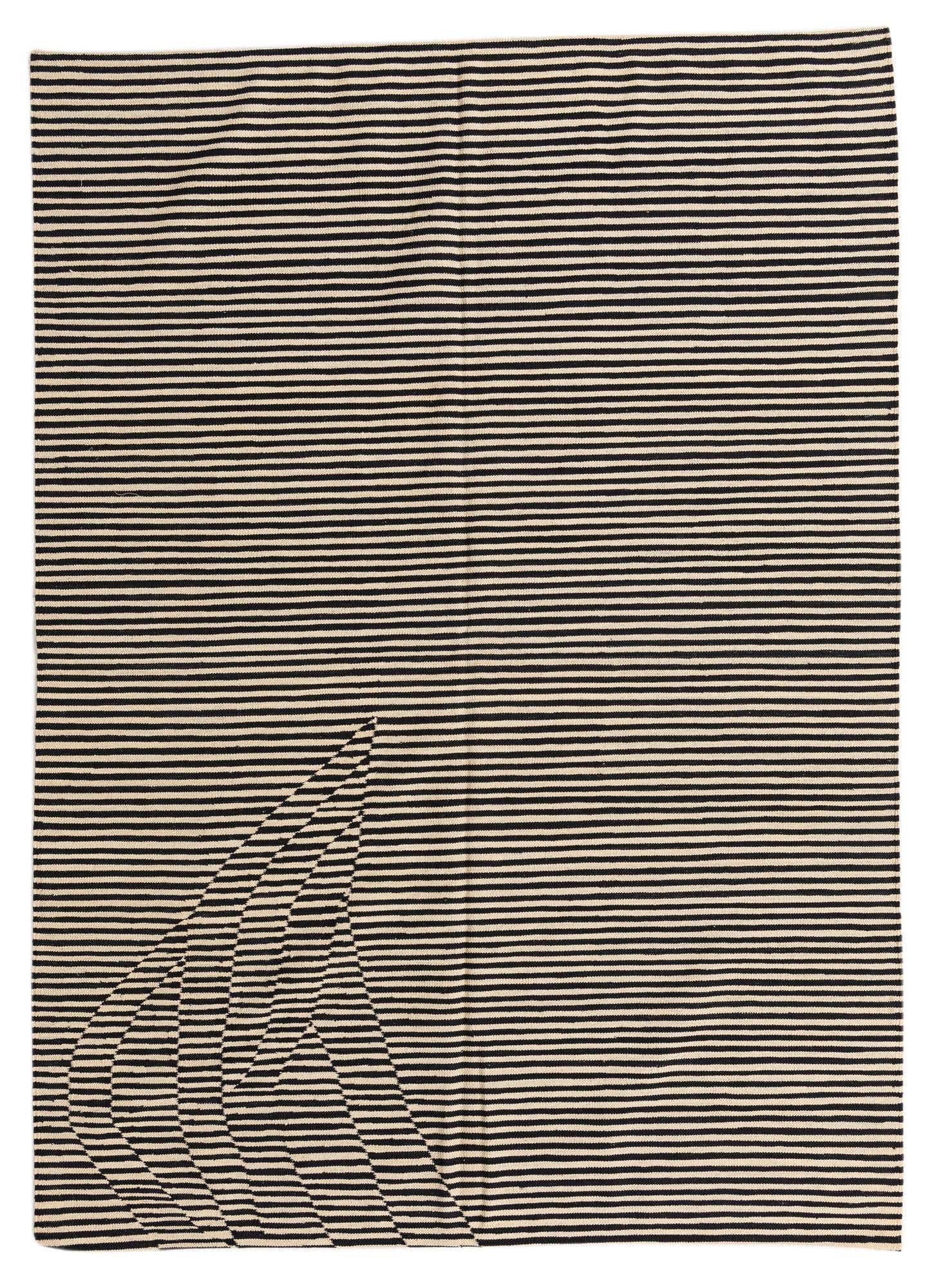 5' 8 x 7' 10 Hand Woven Kilim Modern Wool Rug
