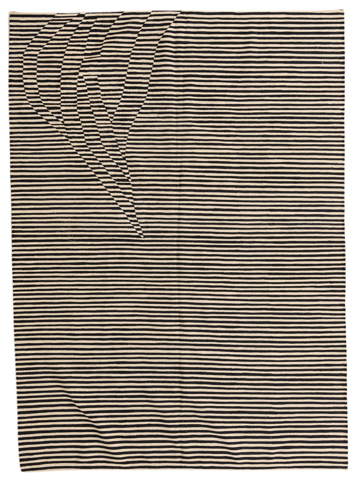 5' 9 x 7' 10 Hand Woven Kilim Modern Wool Rug