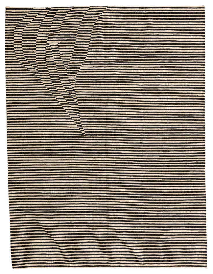Detail image of 5' 9 x 7' 10 Hand Woven Kilim Modern Wool Rug