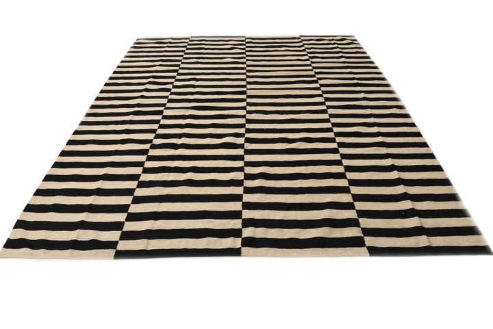 7' 6 x 9' 11 Hand Woven Kilim Modern Wool Rug