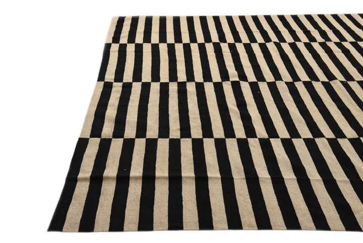 7' 6 x 9' 11 Hand Woven Kilim Modern Wool Rug