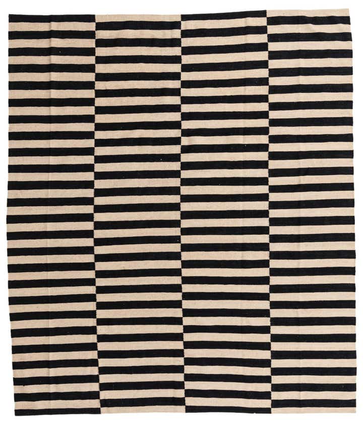 7' 6 x 9' 11 Hand Woven Kilim Modern Wool Rug