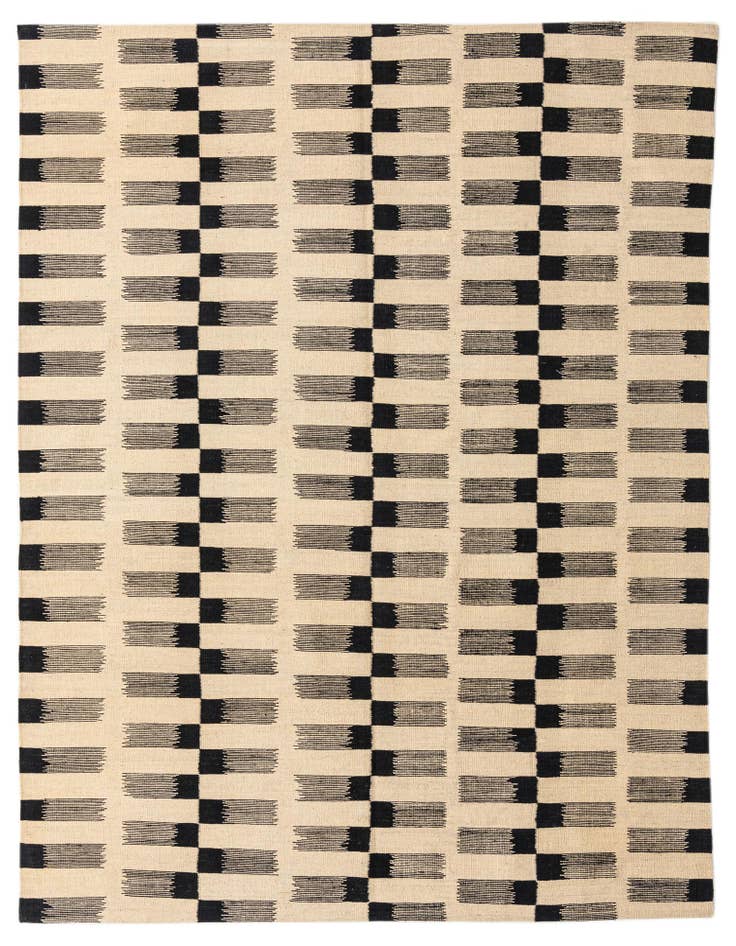 Detail image of 5' 10 x 7' 10 Hand Woven Kilim Modern Wool Rug