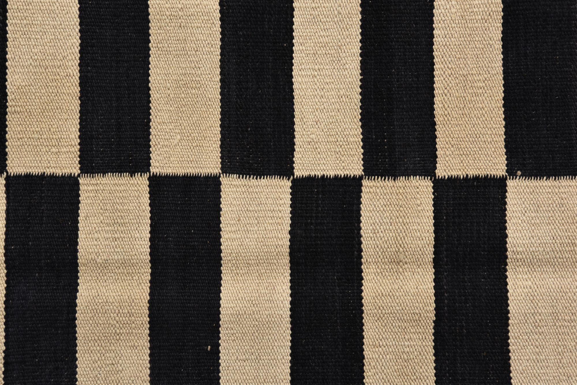 3' 3 x 4' 11 Hand Woven Kilim Modern Wool Rug