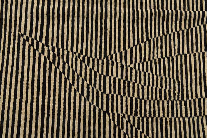 5' 7 x 7' 9 Hand Woven Kilim Modern Wool Rug