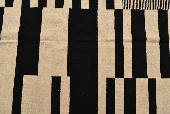 5' 9 x 7' 7 Hand Woven Kilim Modern Wool Rug