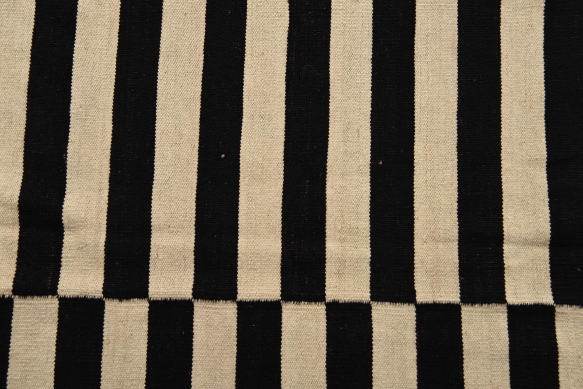 8' 2 x 11' 1 Hand Woven Kilim Modern Wool Rug