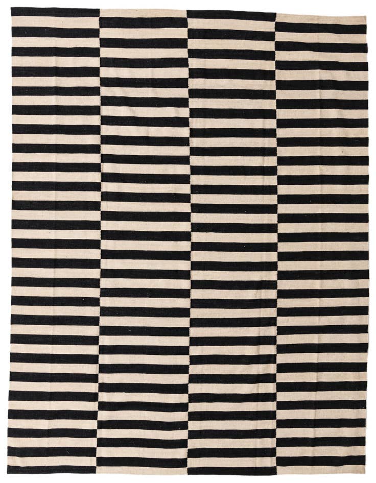 Detail image of 8' 2 x 11' 1 Hand Woven Kilim Modern Wool Rug