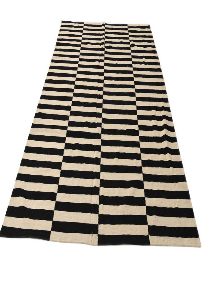 6' 7 x 9' 9 Hand Woven Kilim Modern Wool Rug