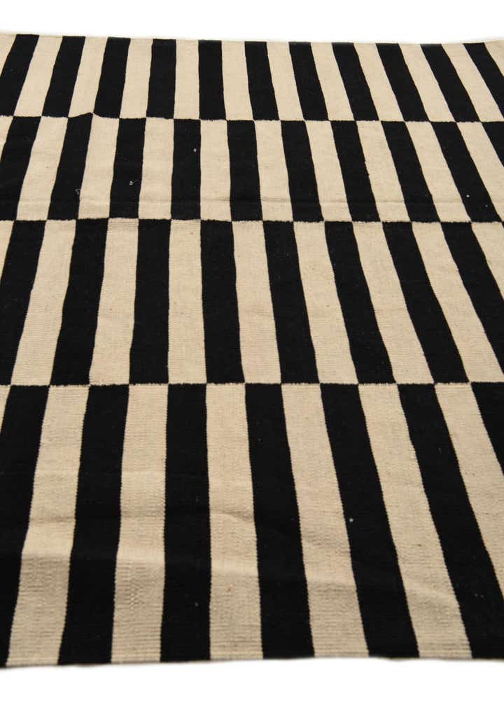 6' 7 x 9' 9 Hand Woven Kilim Modern Wool Rug