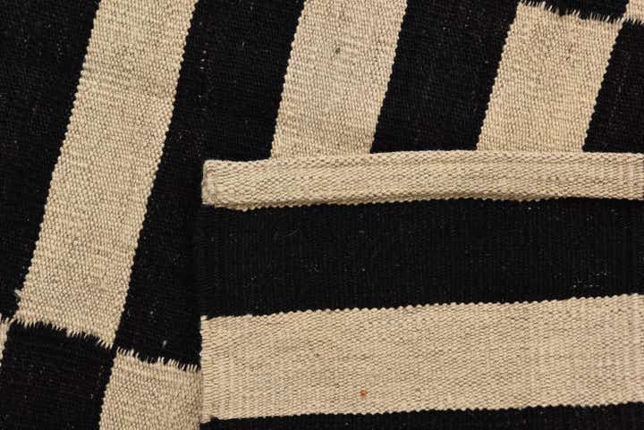 2' 8 x 3' 10 Hand Woven Kilim Modern Wool Rug
