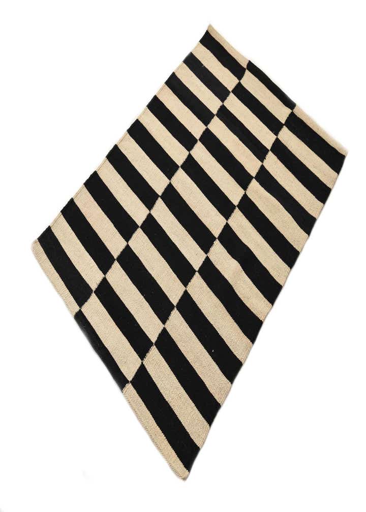 2' 7 x 3' 9 Hand Woven Kilim Modern Wool Rug