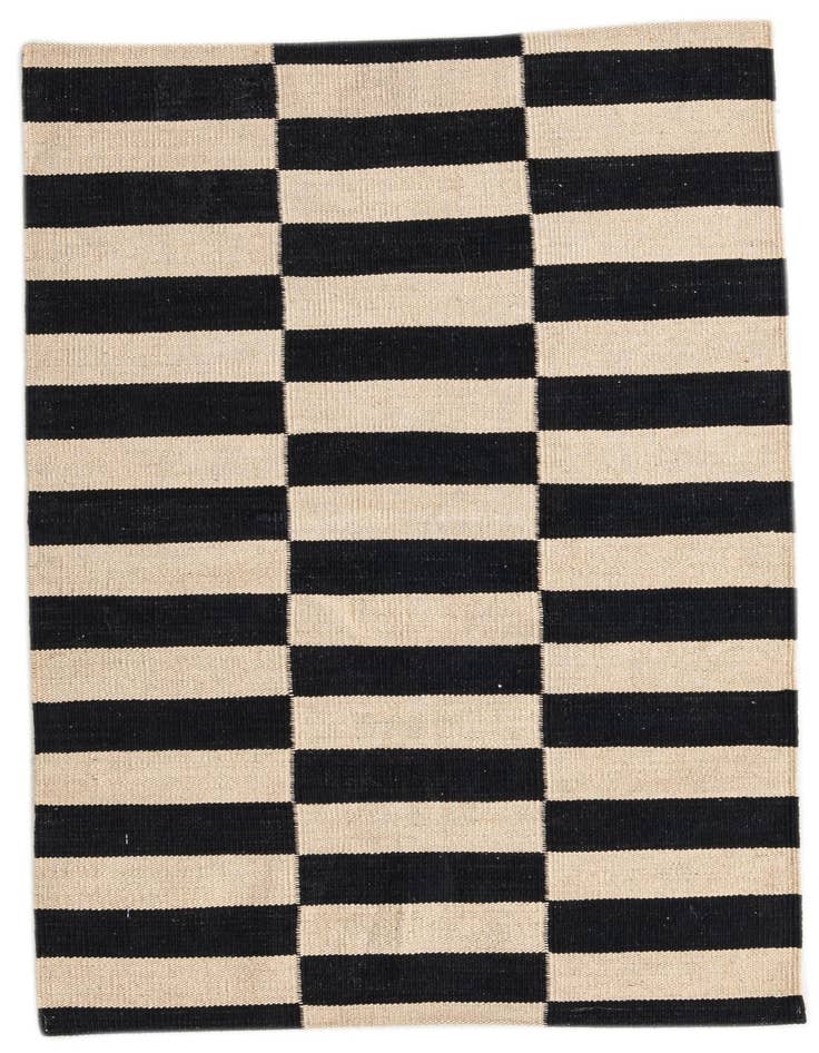 Detail image of 2' 8 x 3' 9 Hand Woven Kilim Modern Wool Rug