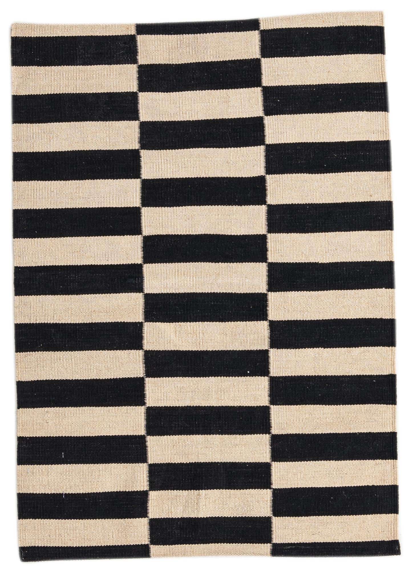 2' 8 x 3' 9 Hand Woven Kilim Modern Wool Rug