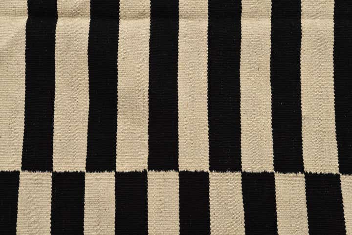 6' 4 x 9' 10 Hand Woven Kilim Modern Wool Rug