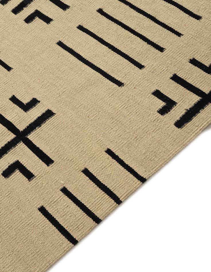 Detail image of 7' 11 x 9' 3  Hand Woven Kilim Modern Wool Rug