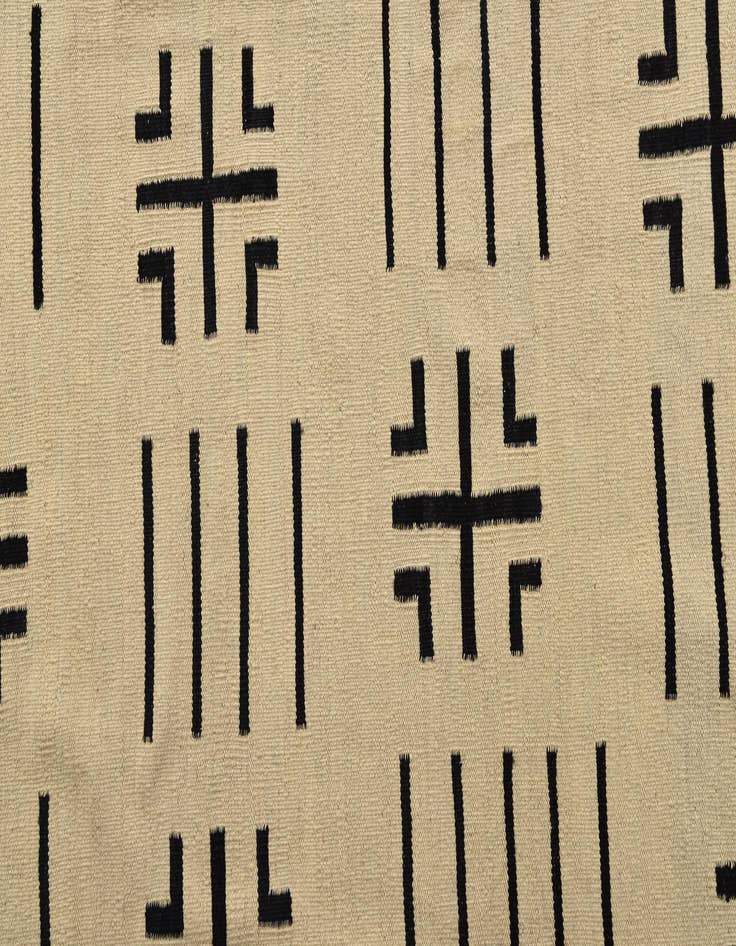 Detail image of 7' 11 x 9' 3  Hand Woven Kilim Modern Wool Rug