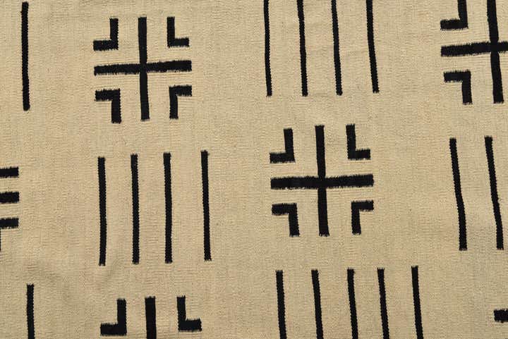 7' 11 x 9' 3 Hand Woven Kilim Modern Wool Rug