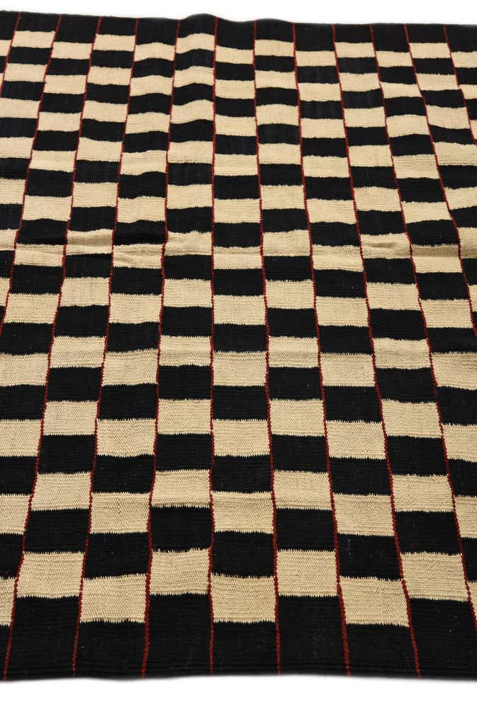 4' 9 x 6' 2 Hand Woven Kilim Modern Wool Rug