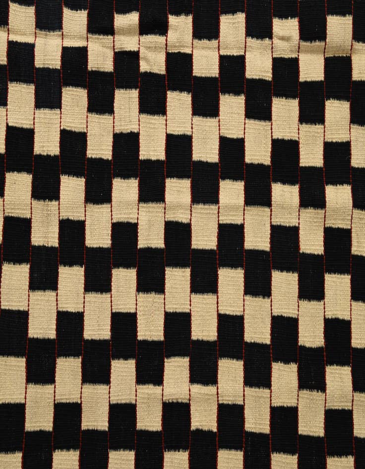 Detail image of 4' 9 x 6' 2  Hand Woven Kilim Modern Wool Rug