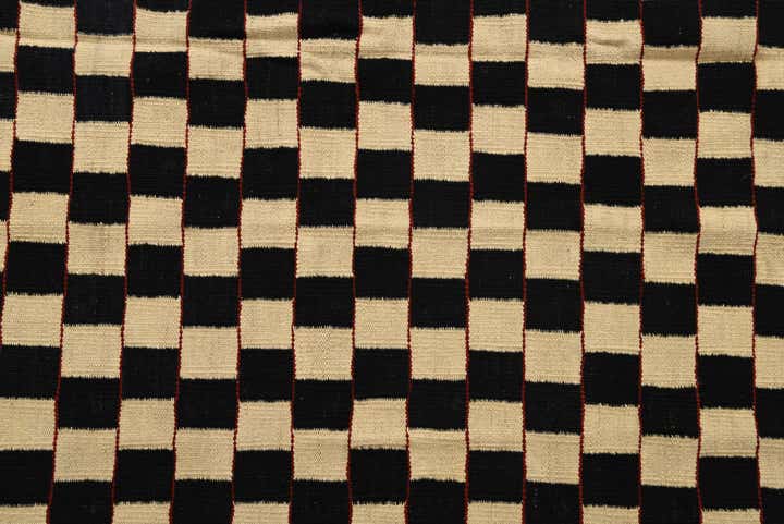 4' 9 x 6' 2 Hand Woven Kilim Modern Wool Rug