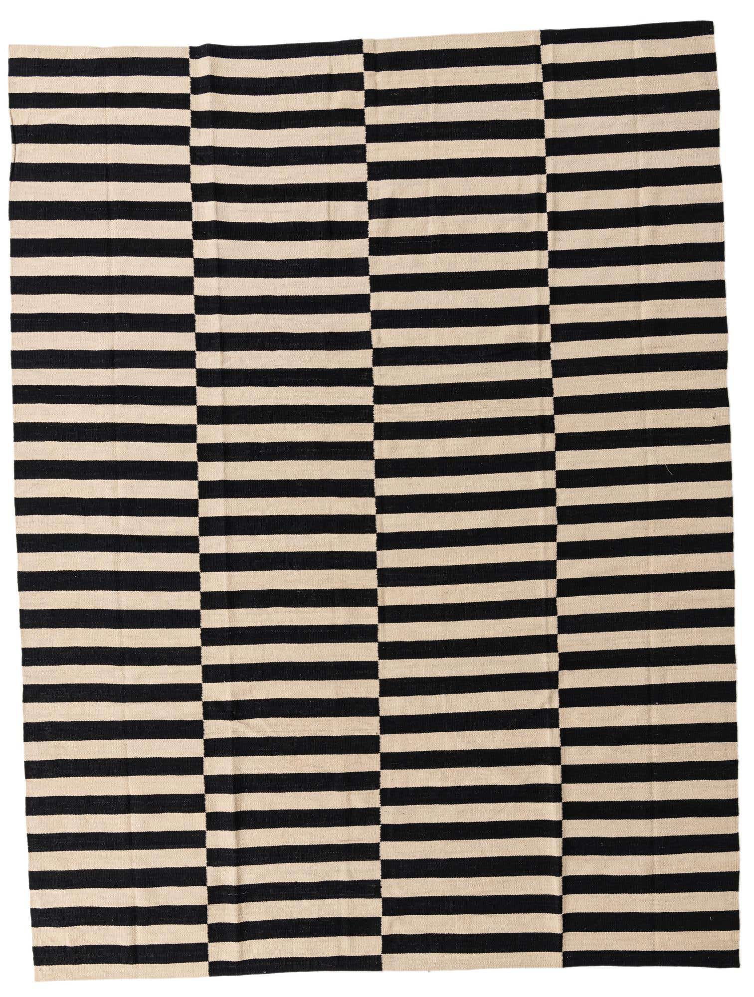 8' 3 x 10' 9 Hand Woven Kilim Modern Wool Rug