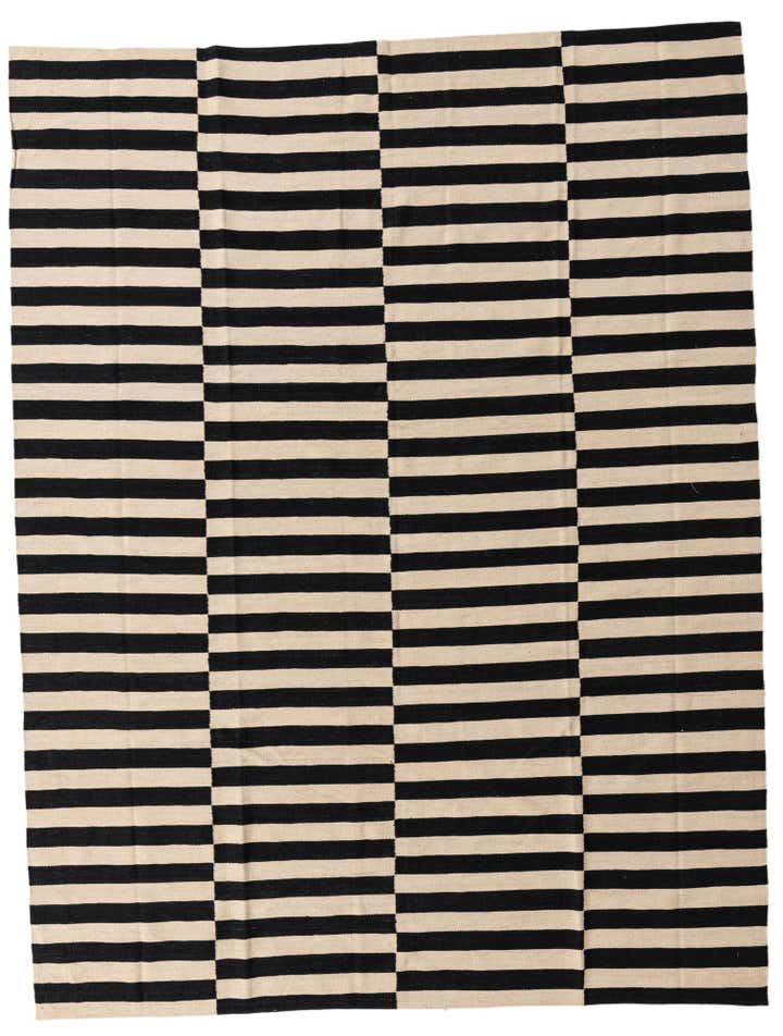 8' 3 x 10' 9 Hand Woven Kilim Modern Wool Rug